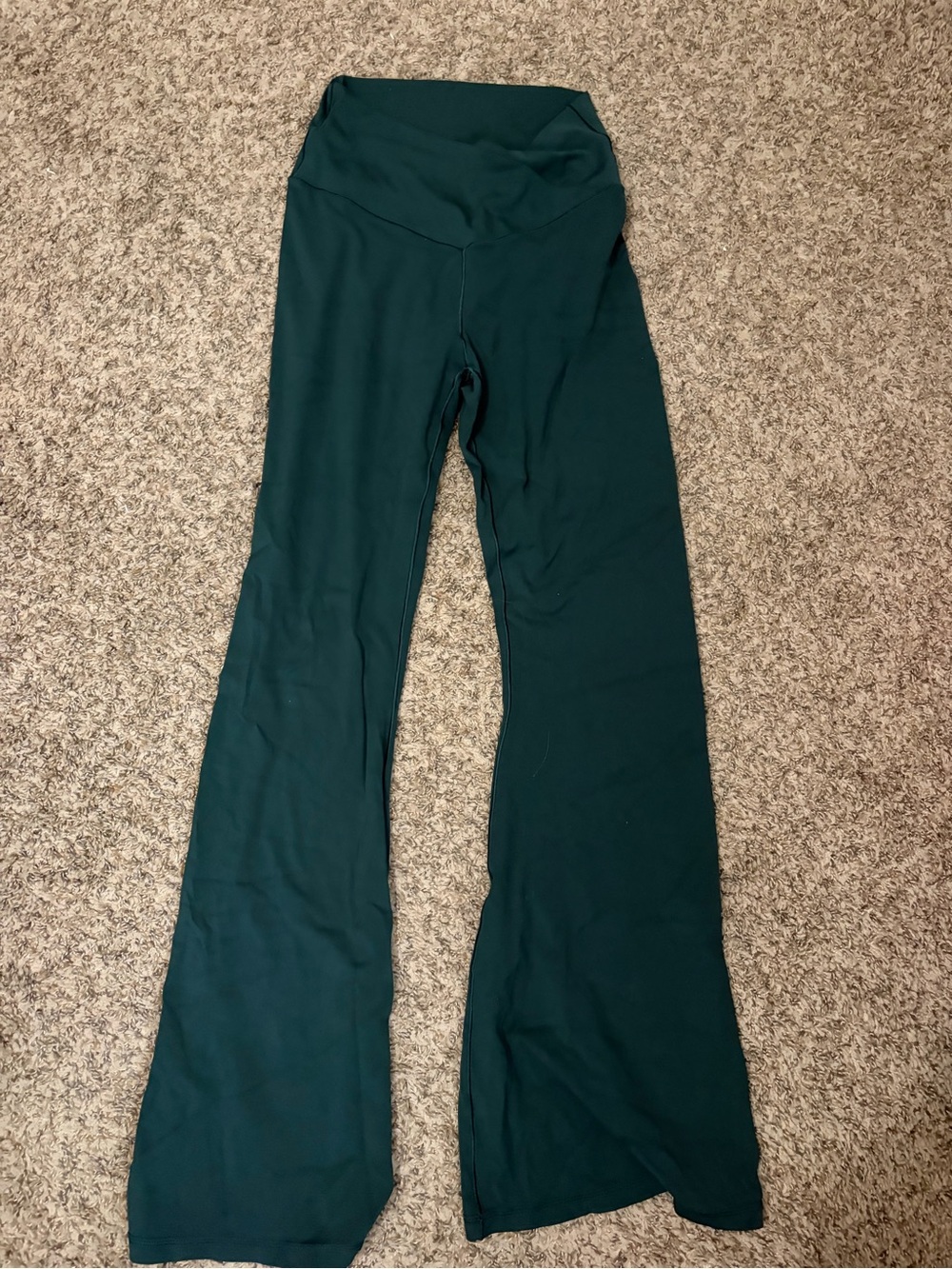 Aerie Teal Flared Leggings